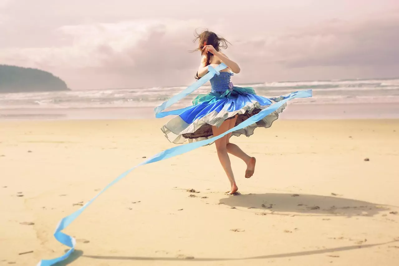 Wenn Frauen mit Tüten tanzen tuch tanz