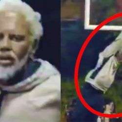 alter mann spielt basketball