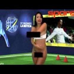 tv moderatorin strippt fuer rona 1